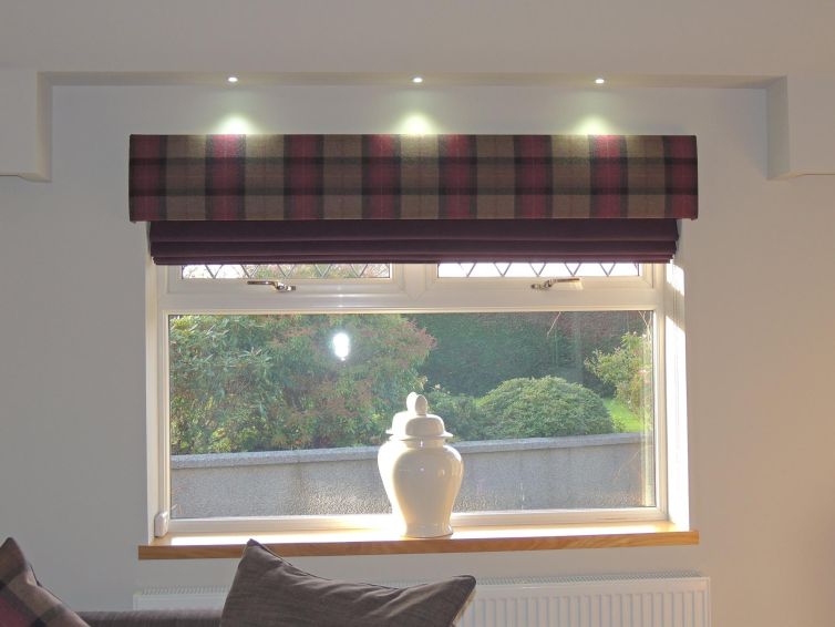 Tartan Curtains for Lounge Extension