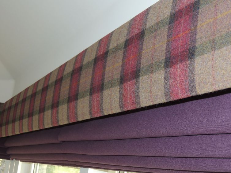 Tartan Curtains for Lounge Extension