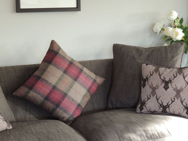 Tartan Curtains for Lounge Extension
