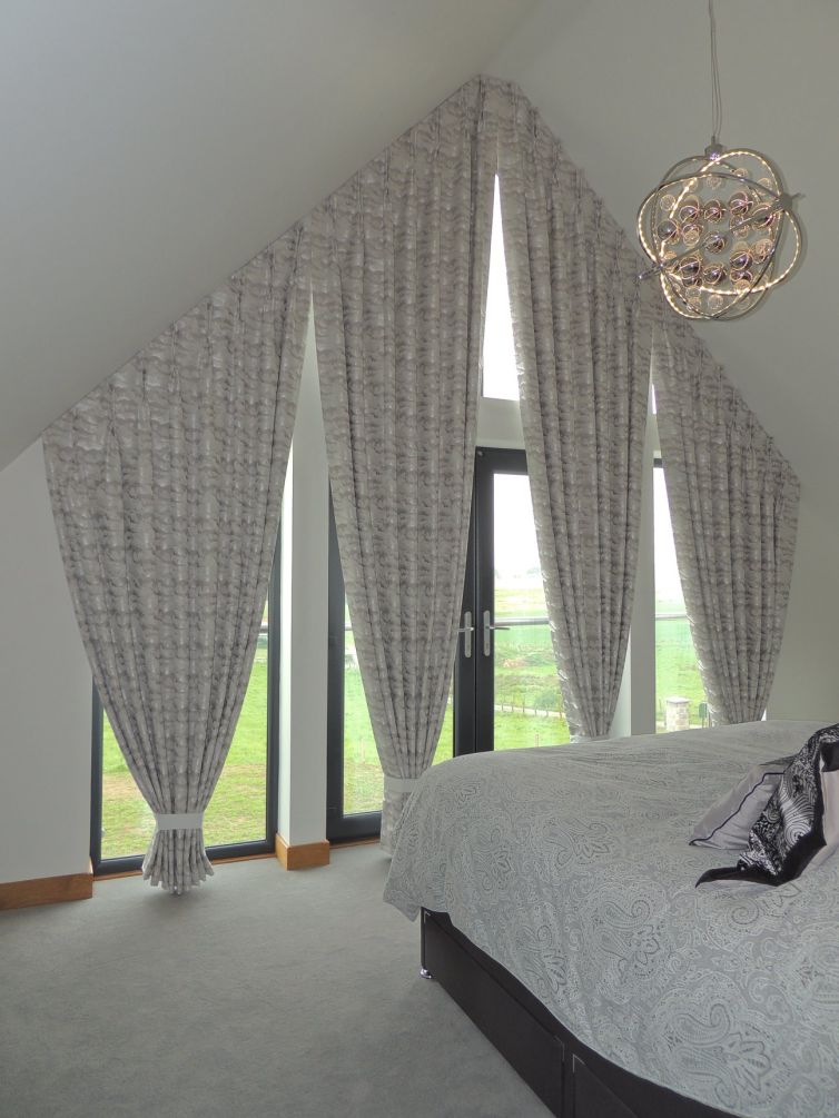 Bespoke Curtains for Apex Window – Sarah O’Reilly