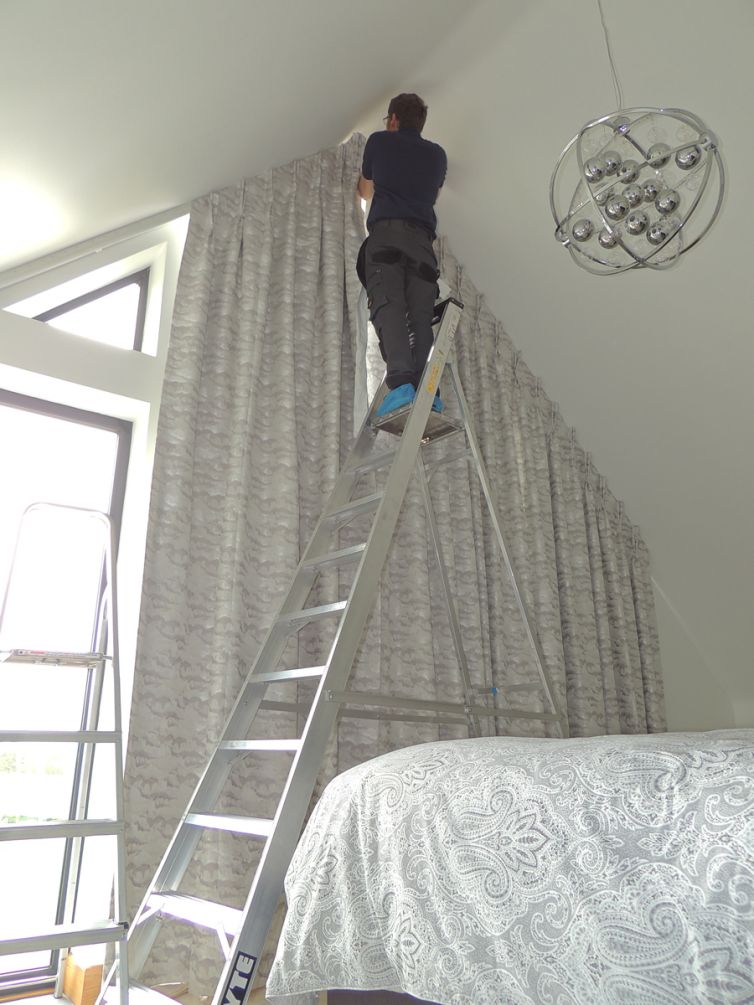 Bespoke Curtains for Apex Window