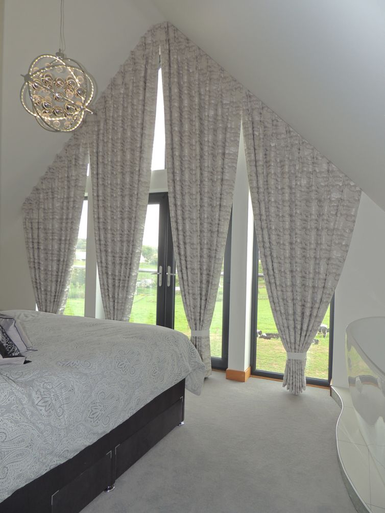 Bespoke Curtains for Apex Window