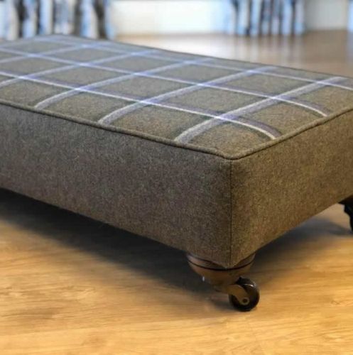 Bespoke covered Foot stool