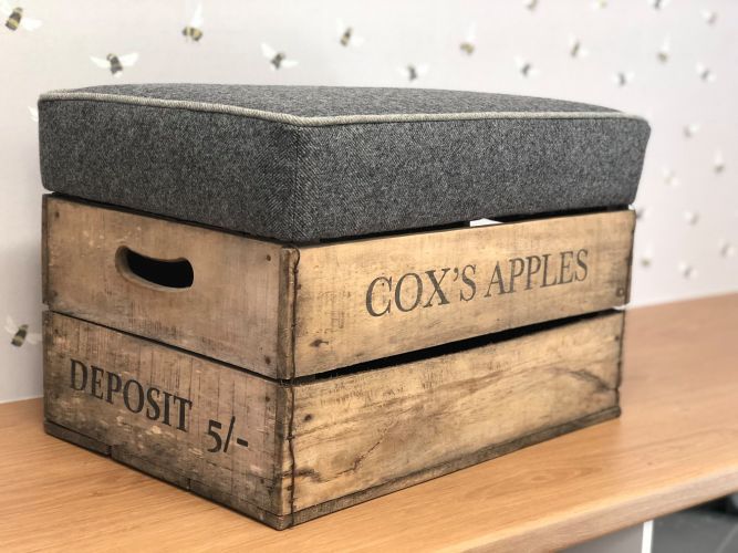 custom foot stools from cox's apple box